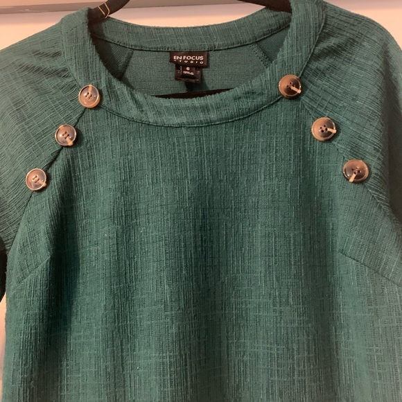 Beautiful En Focus Studio women’s green dress size 6 - Picture 2 of 7